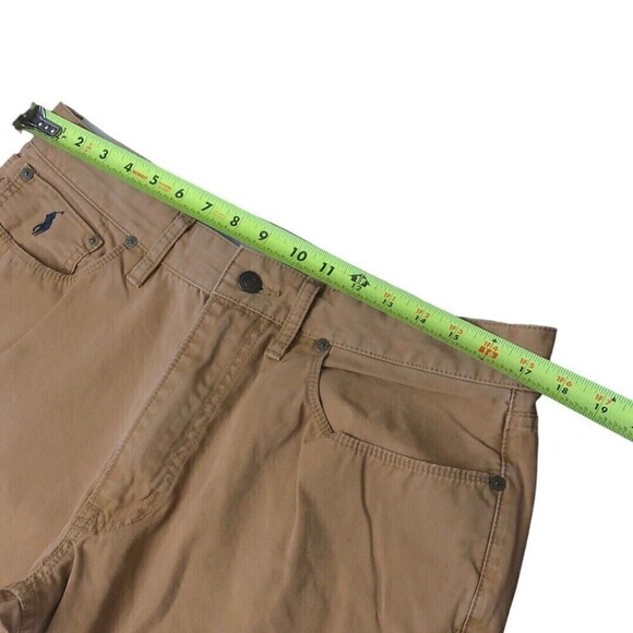 POLO Ralph Lauren Chino Pants Mens 36 x 32 Khaki Beige Tan Straight Leg Relaxed - Picture 9 of 13